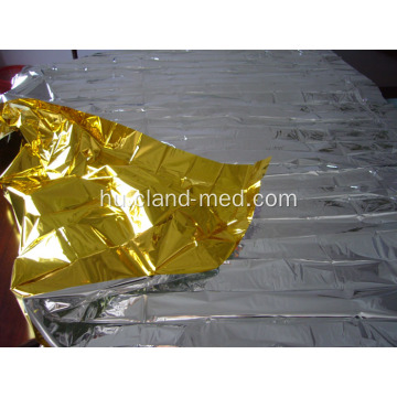 Orvosi túlélés Elsősegély Emergency Foil Rescue Blanket